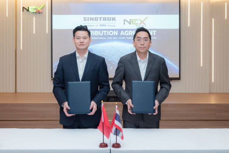NEX คว้าสิทธิ Exclusive Distributor ลุยตลาดรถบรรทุกหนักไฟฟ้า SINOTRUK แบรนด์อันดับ 1 จากจีน