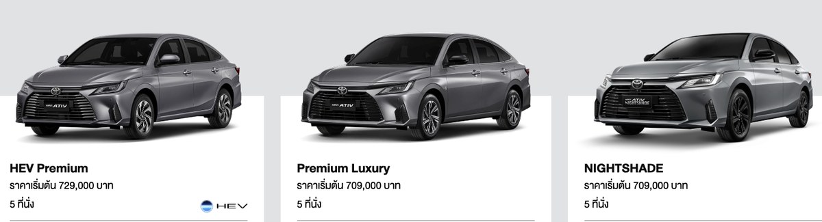 โตโยต้า โชว์ยอดขายครึ่งปีแรก 2026 กวาด 117,333 คัน ครองส่วนแบ่งตลาด 33.82% ได้ Hilux Travo และ Yaris ATIV หนุนทัพสู้ศึกครึ่งปีหลัง 5