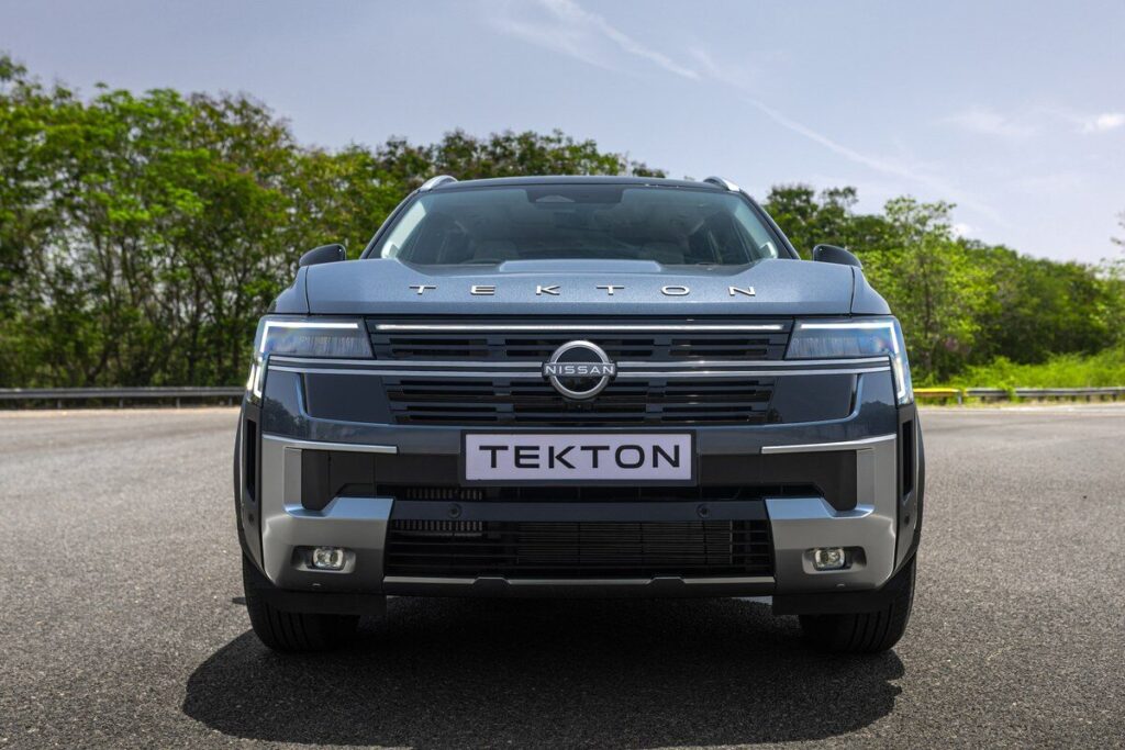Nissan Tekton 2026 ดีไซน์ภายนอกมุมหน้า