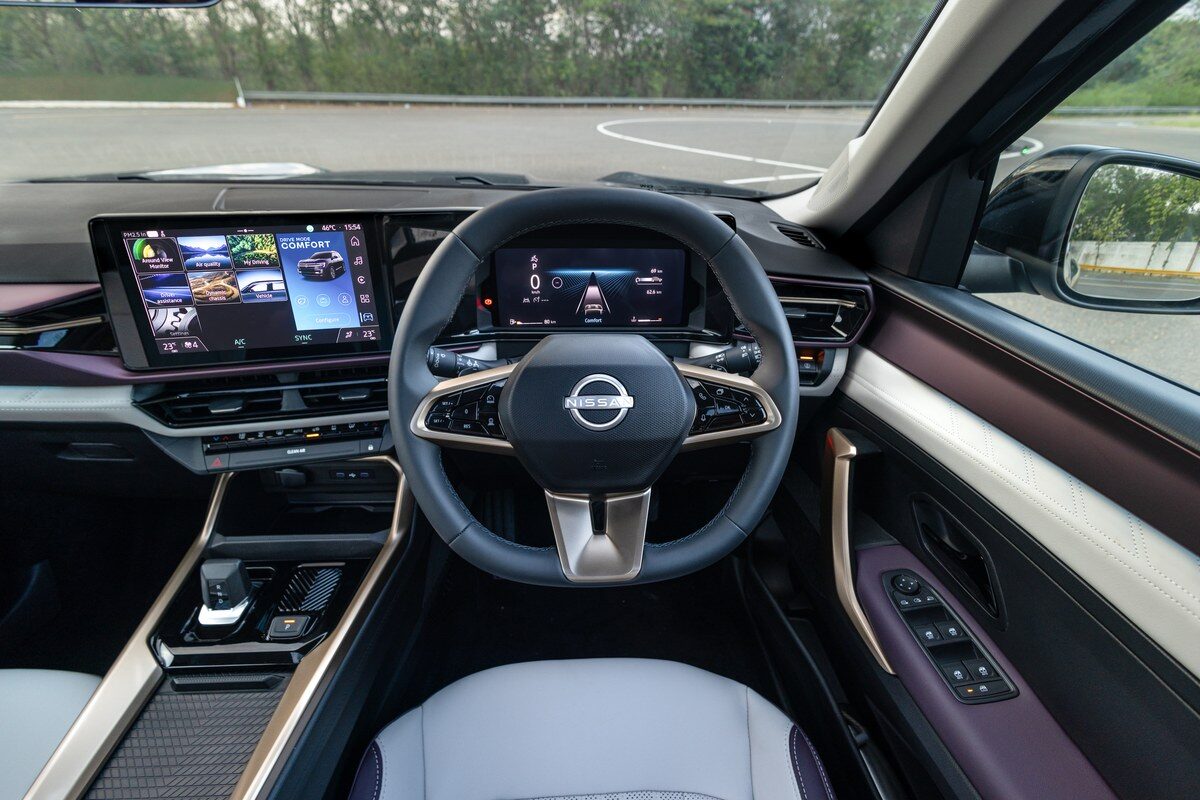 แผงหน้าปัดและ Digital Cockpit Nissan Tekton 2026