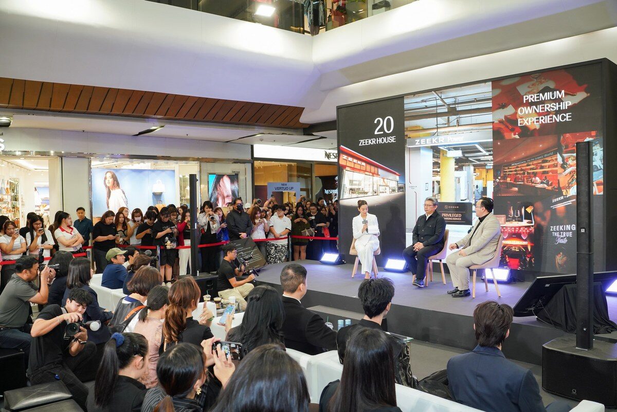 บรรยากาศงานแถลงข่าวแคมเปญ Amazing Thailand in ZEEKR Luxury Way