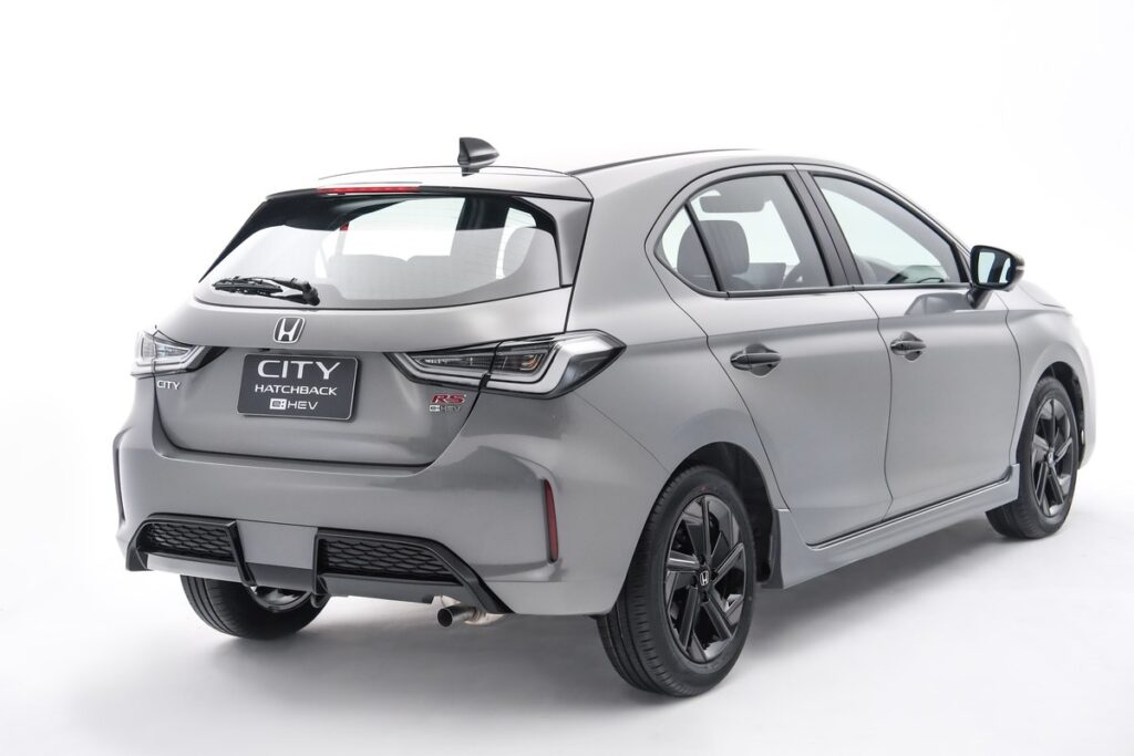 Honda City Hatchback 2026 e:HEV RS สีทูโทน Urban Gray Pearl หลังคาดำ