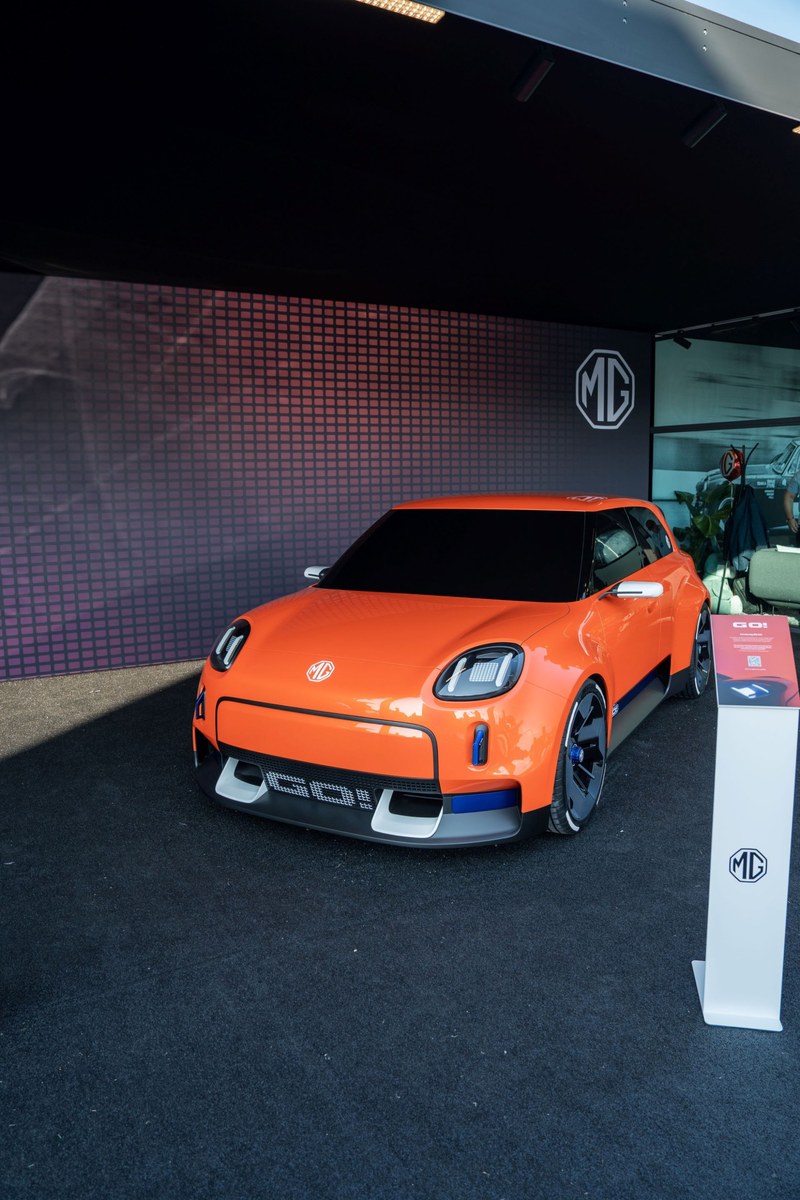 MG GO! 2026 ฮอตแฮตช์ไฟฟ้าต้นแบบสไตล์ Retro-Futuristic เผยโฉมครั้งแรกในโลกในงาน Goodwood Festival of Speed 2026 3