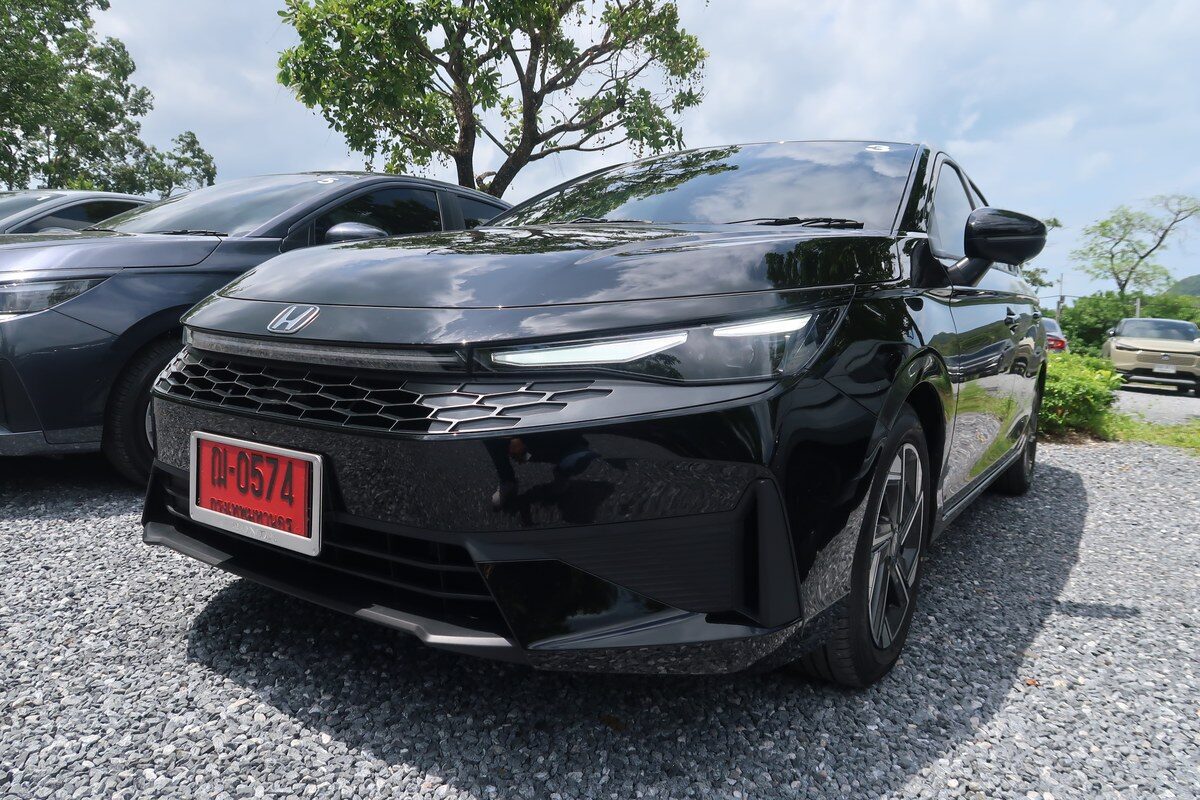 Honda City 2026 สีดำจอดในงานเปิดตัว