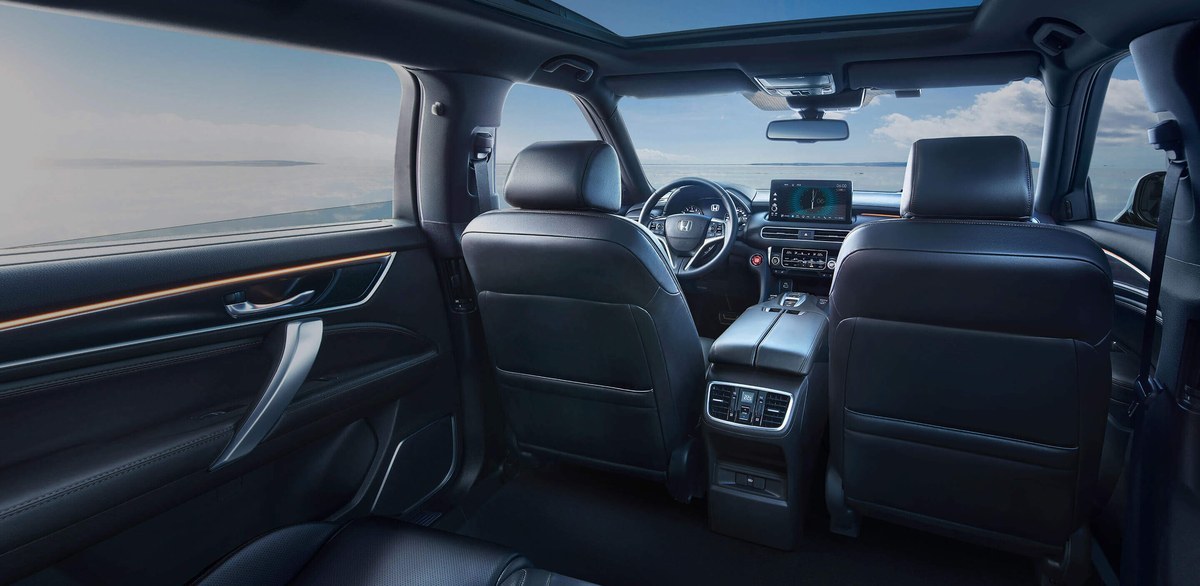 Honda Avancier 2026 ภายในเบาะหน้าและคอนโซล