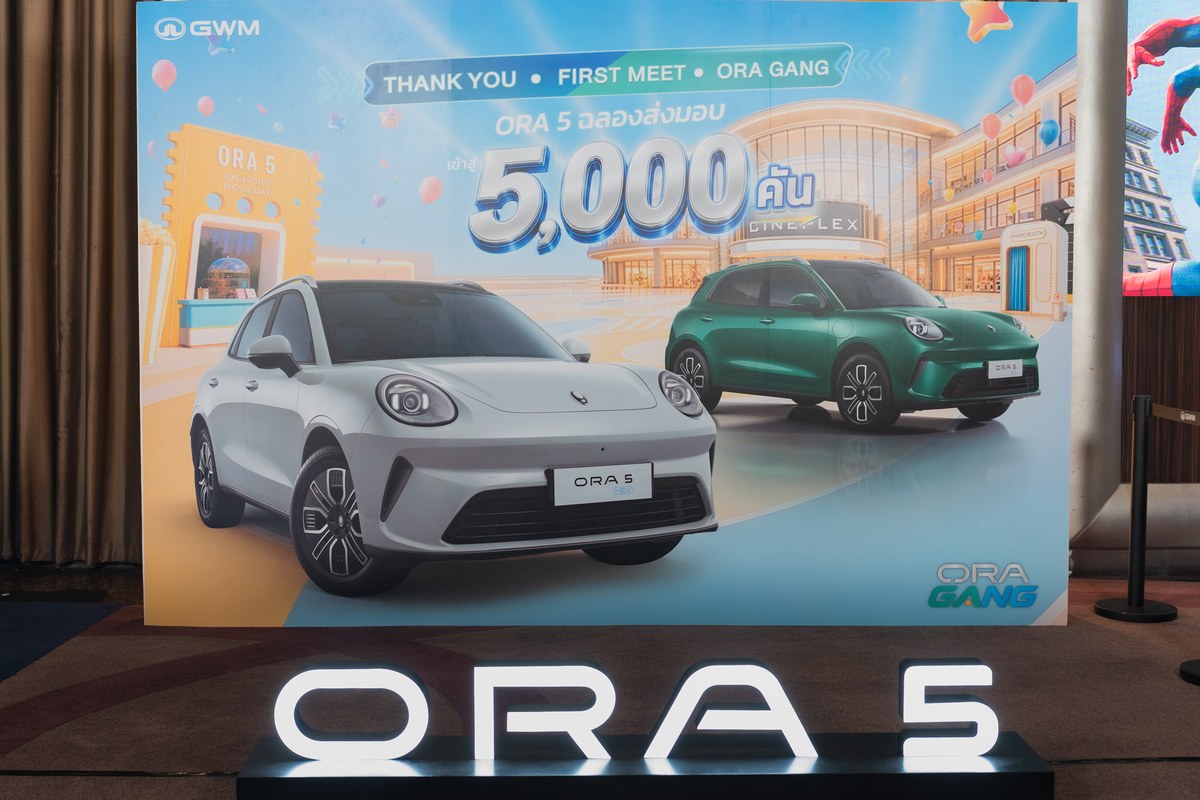 GWM เปิดตัว ORA GANG สร้างคอมมูนิตี้ ฉลอง GWM ORA 5 เตรียมส่งมอบครบ 5,000 คัน 2