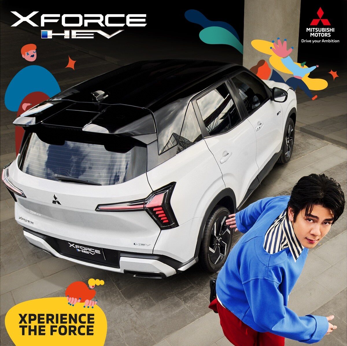 ฉลองยอดขายทะลุ 12,000 คัน ! MITSUBISHI XFORCE HEV 2026 แท็กทีม JIRAYU KOO แจกบ็อกซ์เซตสุดเอ็กซ์คลูซีฟฟรีถึง 31 สิงหาคมนี้ 8