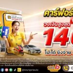 กรุงศรี ออโต้ ยกระดับ คาร์ฟอร์แคช พร้อมใช้ 2026 อัดวงเงินสูงสุด 140% มอบดอกเบี้ยลดต้นลดดอก โปะได้