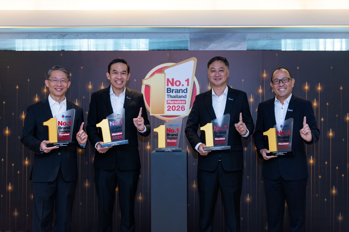 OR กวาด 5 รางวัลใหญ่ Marketeer No.1 Brand Thailand 2026 ย้ำภาพผู้นำพลังงานและไลฟ์สไตล์ 2