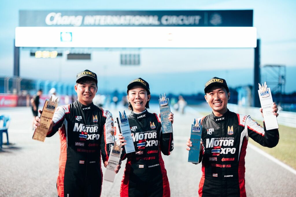 Motor Expo Racing Team ผงาดคว้าชัยอันดับ 1 รุ่น TC4 ในศึกทรหด 8 ชั่วโมง RAAT Thailand Endurance Championship 2026 สนามที่ 2 บุรีรัมย์ (ปก)