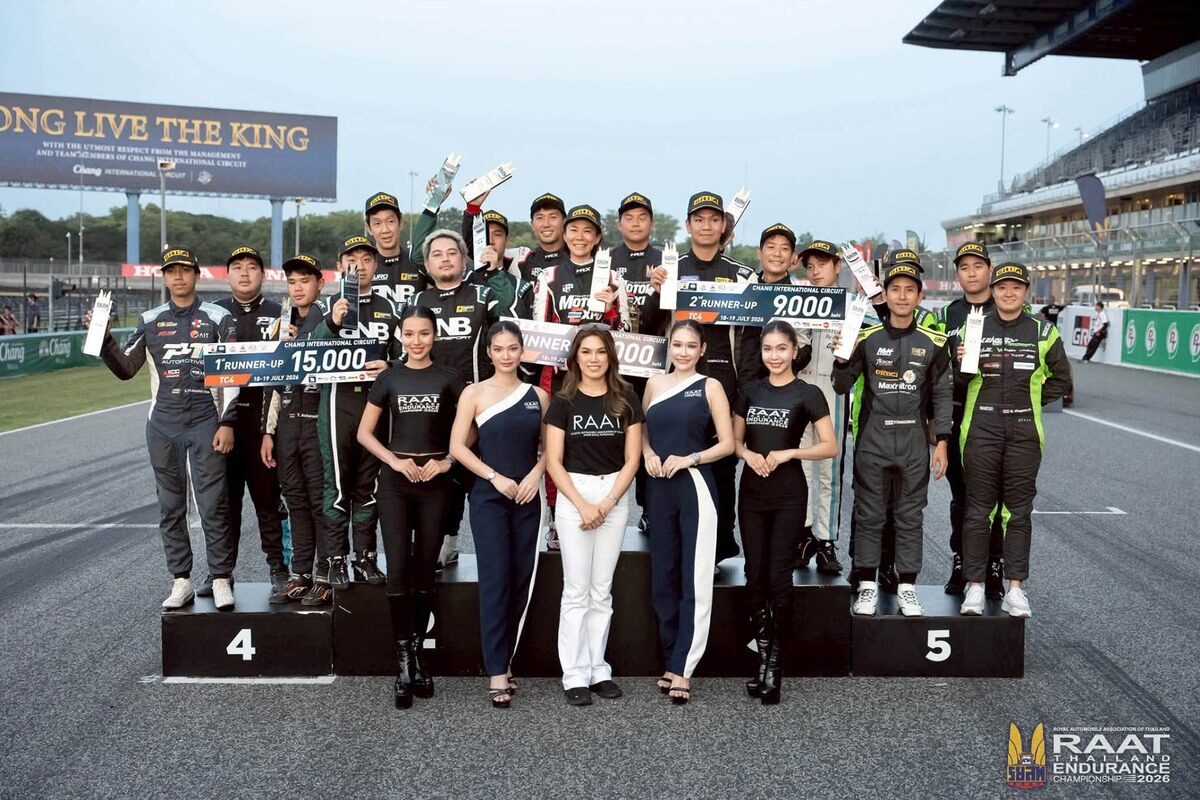 Motor Expo Racing Team ผงาดคว้าชัยอันดับ 1 รุ่น TC4 ในศึกทรหด 8 ชั่วโมง RAAT Thailand Endurance Championship 2026 สนามที่ 2 บุรีรัมย์ 3