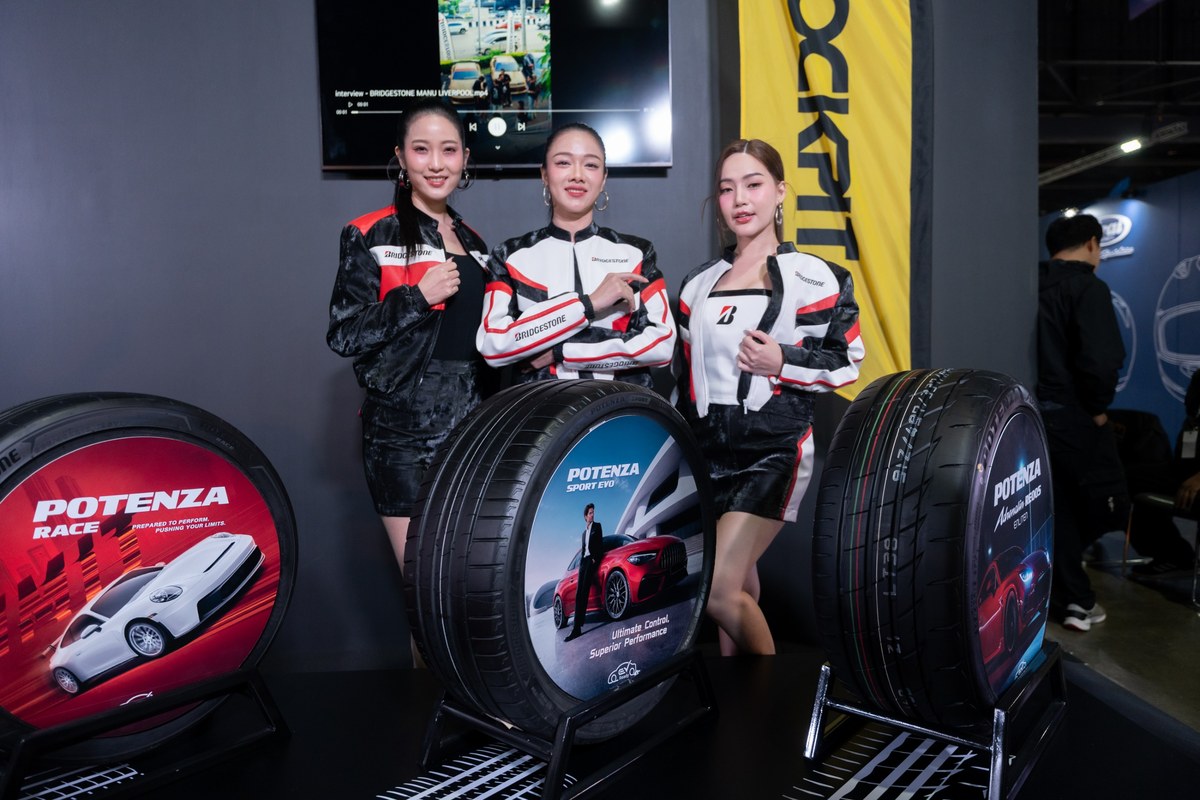 บริดจสโตน เปิดตัวยางสปอร์ตพรีเมียม  BRIDGESTONE POTENZA SPORT EVO 2026 รองรับรถสมรรถนะสูงและ EV Ready ราคาเริ่มต้น 5,150 บาท 9