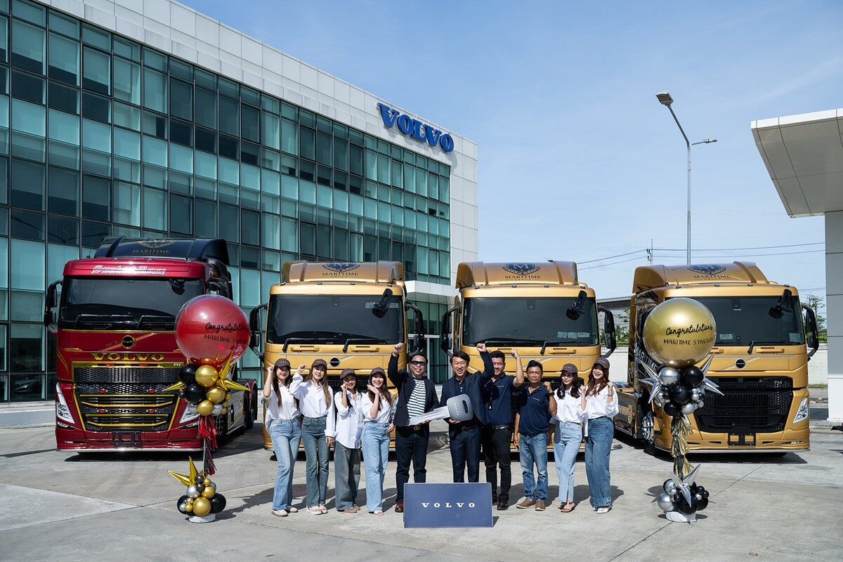 Maritime Synergy ยกระดับ Premium Logistics Solution รับมอบ Volvo Trucks ดีไซน์พิเศษ เสริมทัพขนส่งข้ามพรมแดนรองรับยุค AI 4