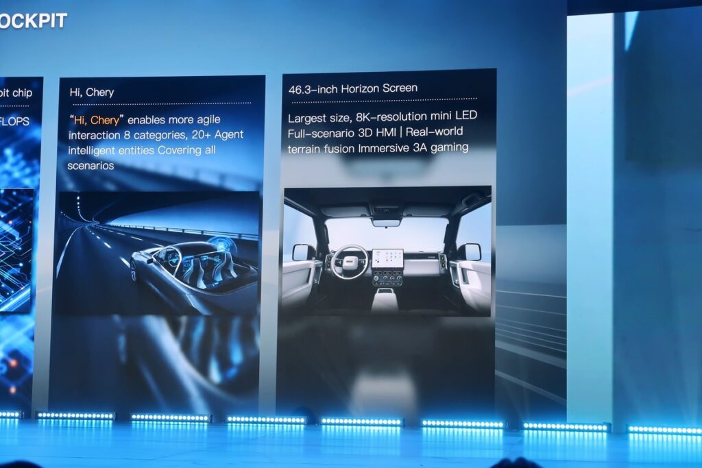 ภาพที่ 28 จากงาน CHERY TECH DAY 2026 สไลด์ Falcon Pilot, Galaxy Ecosystem และ Lingxi Smart Cockpit