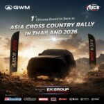 GWM จับมือ EK Group ลงสู้ศึกแรลลีระดับโลก AXCR 2026 สร้างประวัติศาสตร์แบรนด์รถยนต์จีนรายแรกในไทย ที่ท้าทายสมรภูมิครอสคันทรีสุดโหดในเอเชีย