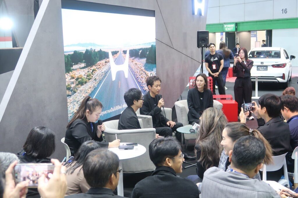 วงสัมภาษณ์ผู้บริหารฮอนด้าประเทศไทยในงาน FAST Auto Show Thailand 2026