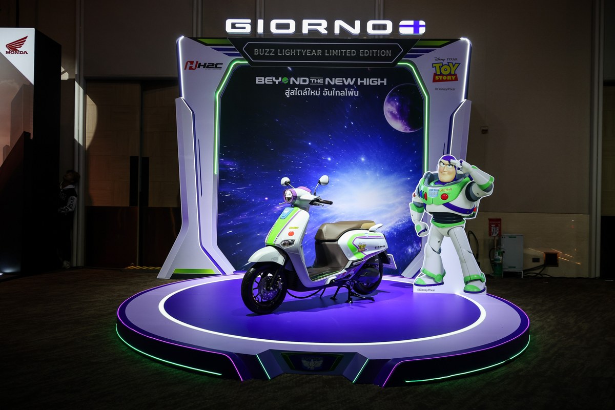 Honda Giorno+ BUZZ LIGHTYEAR Limited Edition 2026 เคาะราคา 74,900 บาท จำกัดเพียง 2,000 คัน 8