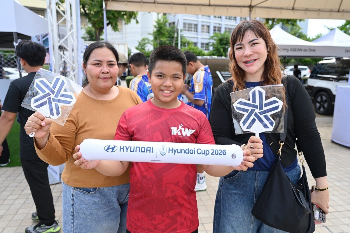 ฮุนได ประเทศไทย เชียร์ทัพช้างศึก ลุยศึก ASEAN Hyundai Cup 2026 แจกเสื้อทีมชาติไทยเมื่อทดลองขับที่โชว์รูม หลังทีมชาติไทยคว้าชัยเกมเหย้า 10