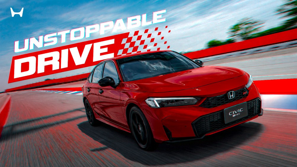 ปลุกจิตวิญญาณสนามแข่งใน Honda Civic e:HEV 2026 สัมผัสนวัตกรรมเกียร์จำลอง Honda S+ Shift ขับสนุกเร้าใจทุกเส้นทาง