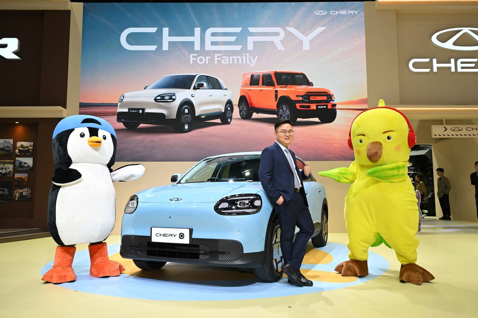เชอรี ประเทศไทย จัดเต็ม BIG MOTOR SALE 2026 เปิดตัว Chery Q 2026 สีใหม่ Bubble Blue ลดพิเศษ 2 หมื่น เริ่มต้น 4.49 แสนบาท พร้อมอวดโฉม V23 และ iCAUR V27 REEV