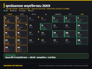 ฤกษ์ออกรถ พฤศจิกายน 2569 วันไหนดี? เช็กวันธงชัย อธิบดี ดิถีมงคล และวันที่ควรเลี่ยง ครบทั้งเดือน