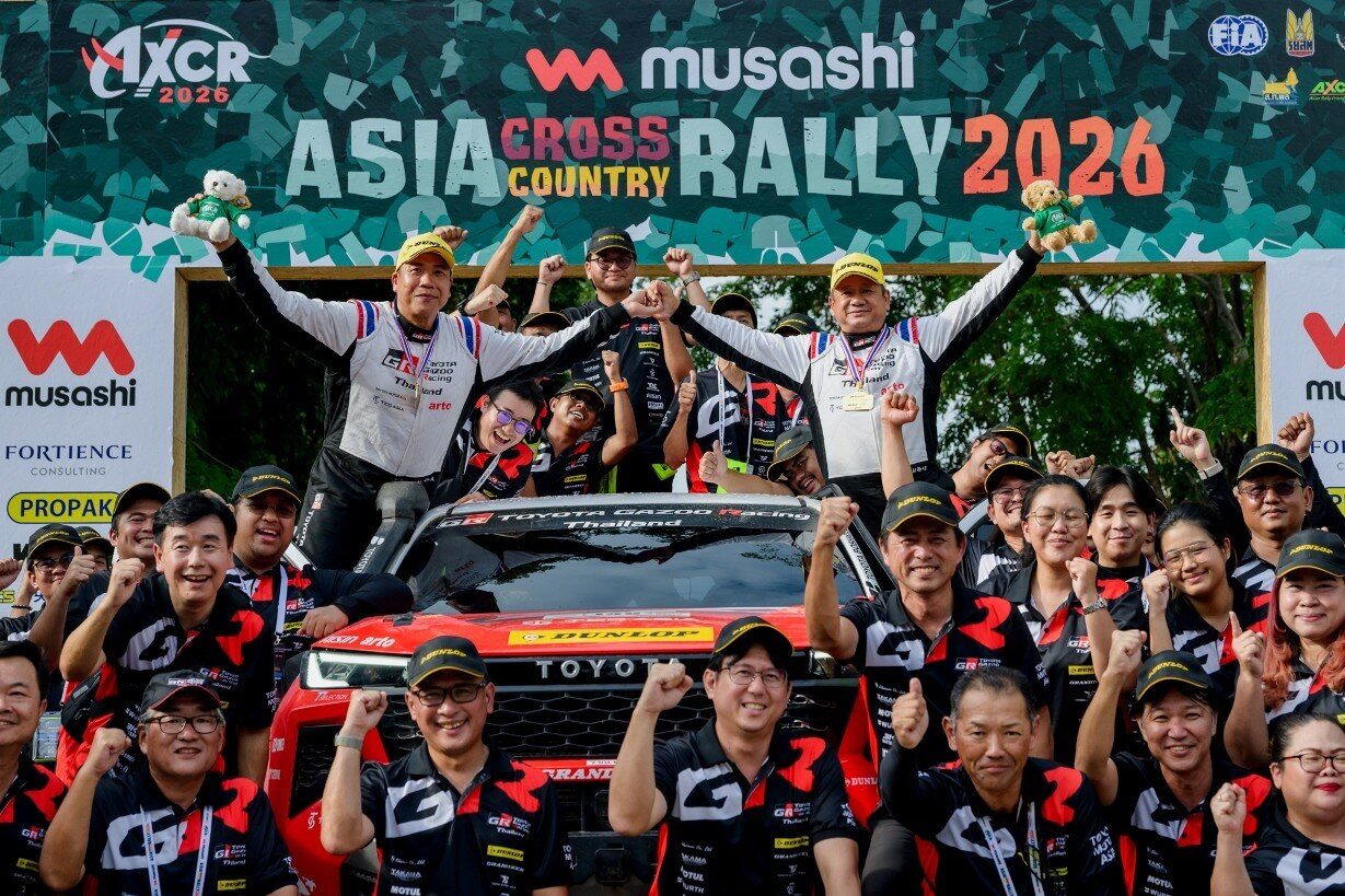 TOYOTA GAZOO Racing Thailand โชว์ฟอร์มแกร่ง พา Hilux TRAVO 2026 ผงาดคว้าอันดับ 2 โอเวอร์ออล ศึกแรลลี่หฤโหด AXCR 2026 ลุยฝ่า 5 จังหวัดกว่า 2,000 กม. 2