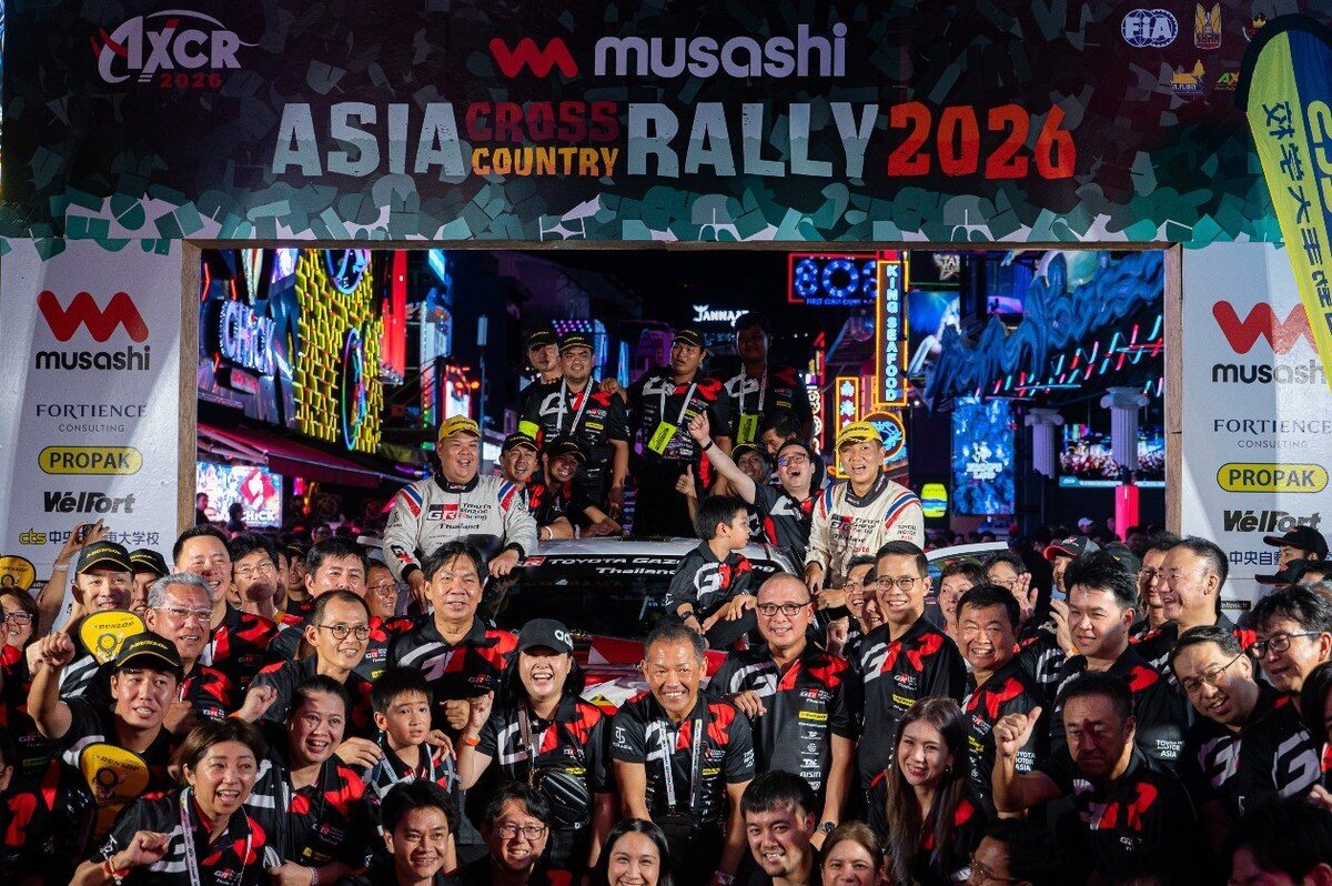 ปล่อยทัพลุยศึกแรลลี่ระดับเอเชีย! TOYOTA GAZOO Racing Thailand ส่ง Hilux TRAVO 2026 พิชิต AXCR 2026 เส้นทางหฤโหด 2,200 กิโลเมตร 3