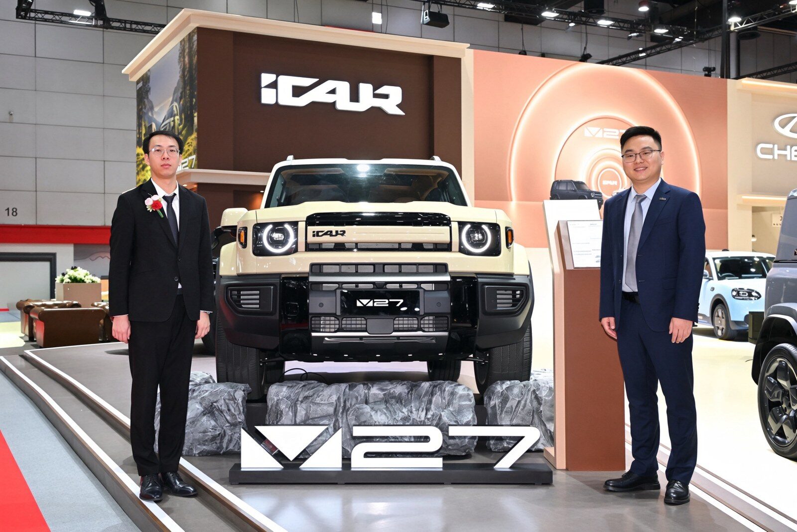 ทำความรู้จัก iCAUR แบรนด์เอสยูวีพรีเมียมจาก Chery เปิดตัว iCAUR V27 REEV 2026 ดีไซน์ Classic Boxy ขุมพลัง 455 แรงม้า วิ่งไกล 1,000 กม. อวดโฉมครั้งแรกในงาน BIG Motor Sale 2026 5