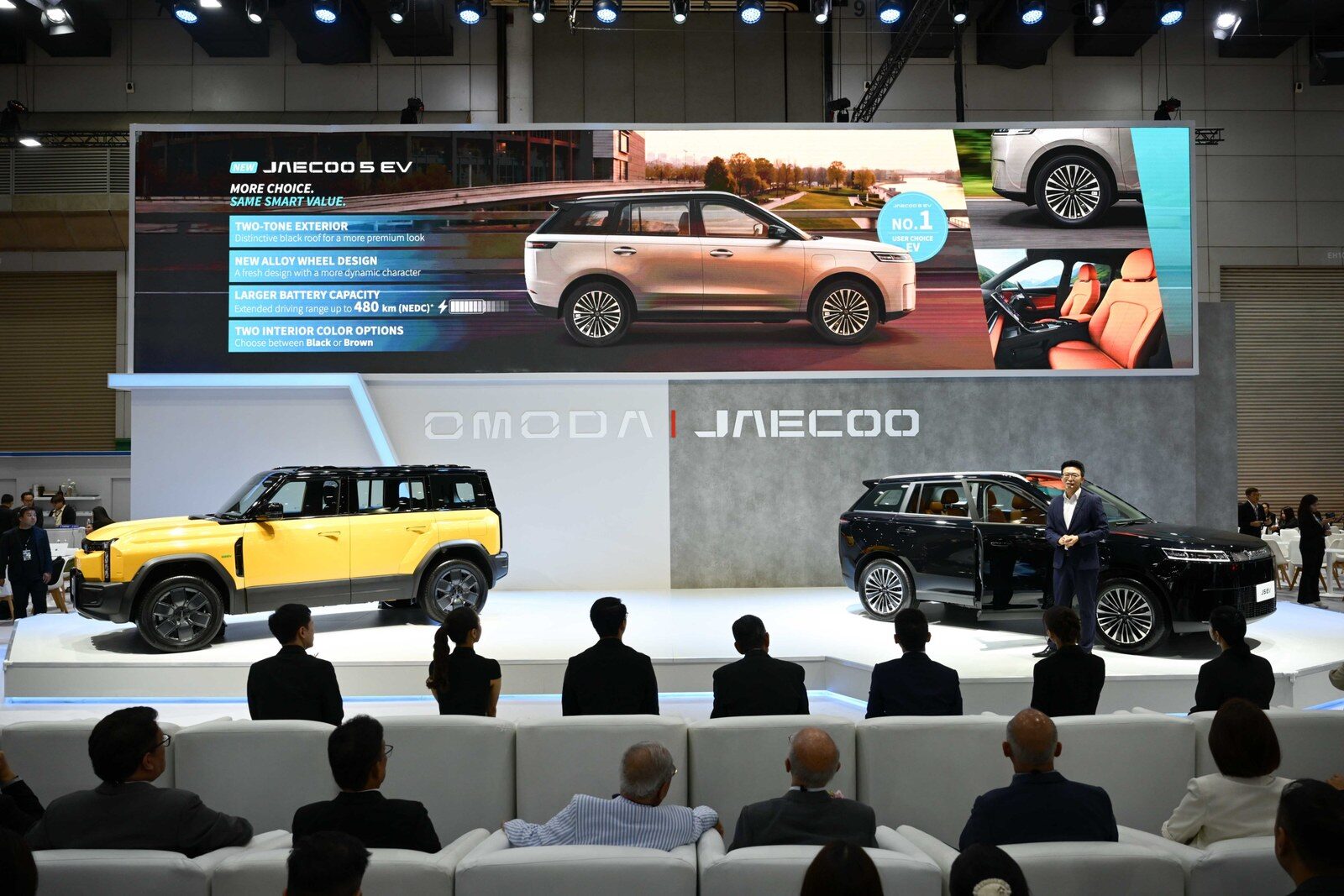 เปิดตัว JAECOO 5 EV ULTRA 2026 อัปเกรดแบตเตอรี่ใหญ่ 60.93 kWh วิ่งไกล 480 กม. มอเตอร์ 211 แรงม้า ราคาพิเศษช่วงเปิดตัว 669,000 บาท รับประกันแบตเตอรี่ตลอดชีพ 5