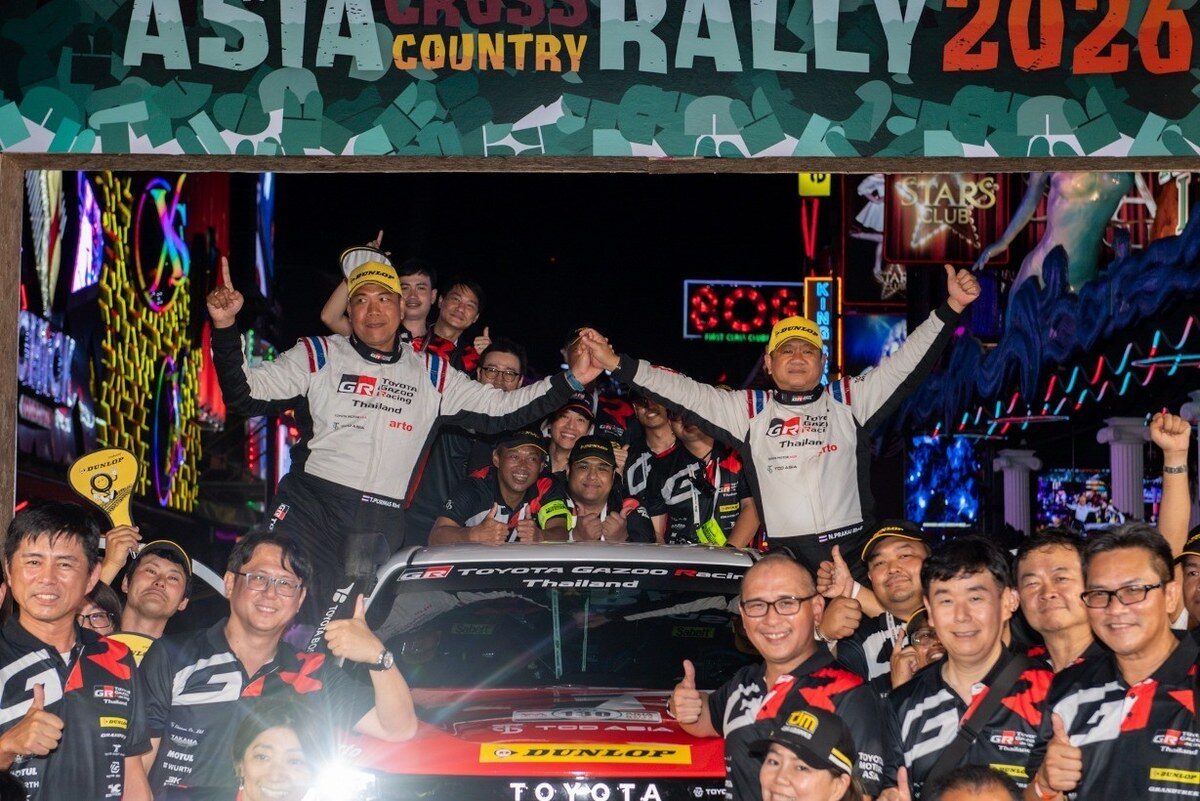 ปล่อยทัพลุยศึกแรลลี่ระดับเอเชีย! TOYOTA GAZOO Racing Thailand ส่ง Hilux TRAVO 2026 พิชิต AXCR 2026 เส้นทางหฤโหด 2,200 กิโลเมตร 6