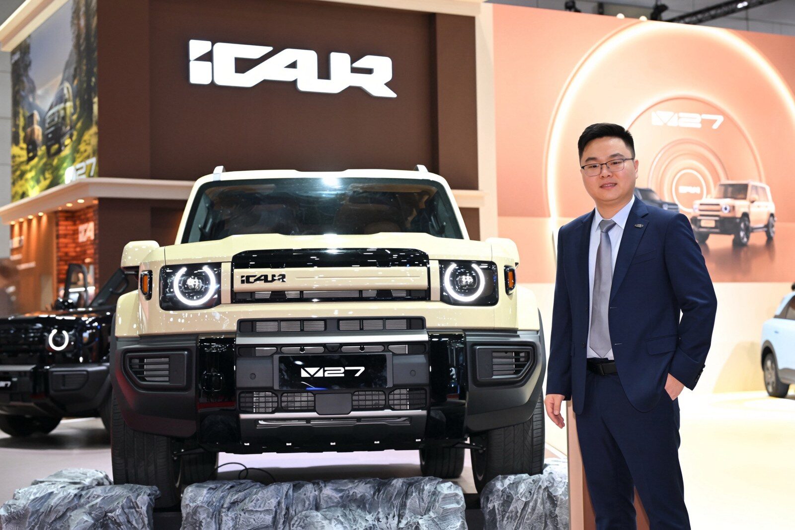 ทำความรู้จัก iCAUR แบรนด์เอสยูวีพรีเมียมจาก Chery เปิดตัว iCAUR V27 REEV 2026 ดีไซน์ Classic Boxy ขุมพลัง 455 แรงม้า วิ่งไกล 1,000 กม. อวดโฉมครั้งแรกในงาน BIG Motor Sale 2026 7
