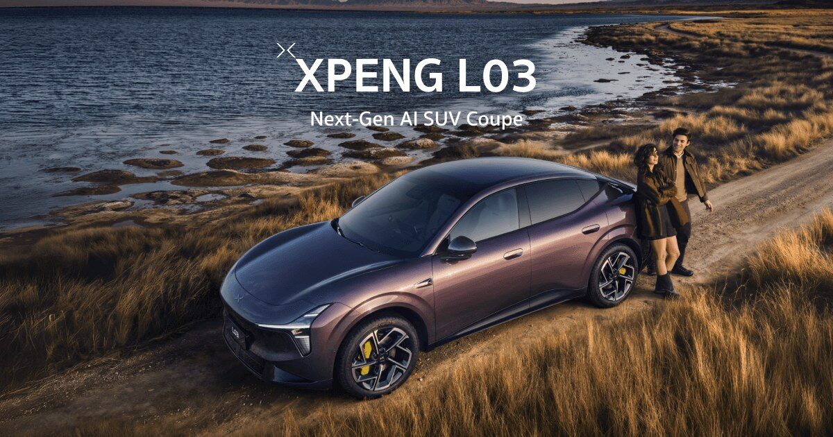 เผยราคาคาดการณ์ XPENG L03 2026 สปอร์ตคูเป้ไฟฟ้าอัจฉริยะ เริ่มต้น 899,000 บาท ขุมพลัง 249 แรงม้า แบต 71 kWh วิ่งไกล 600 กม. ชาร์จไว 20 นาที ชิป Turing AI 2,250 TOPS 32
