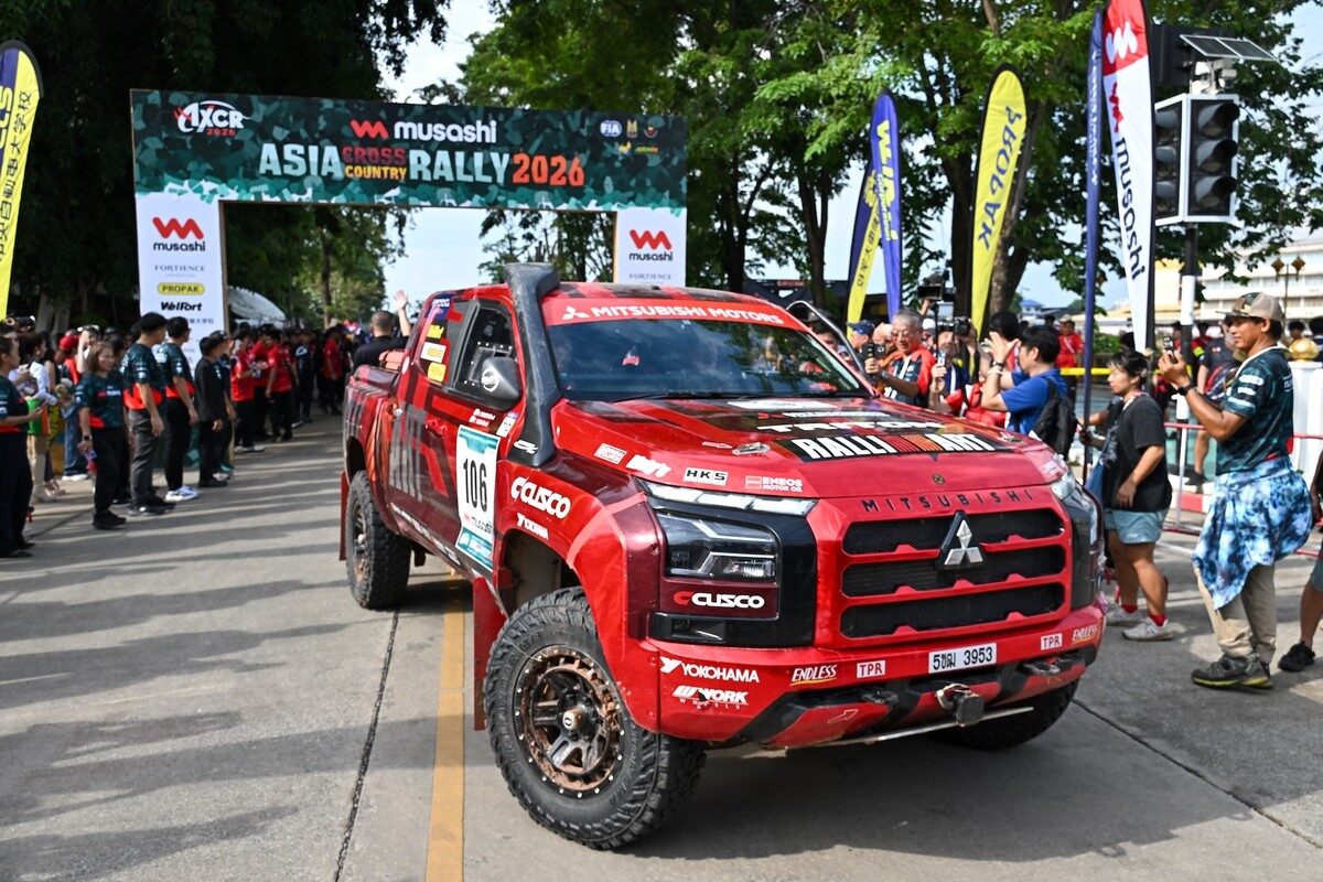 ทีมมิตซูบิชิ แรลลี่อาร์ต ผงาดป้องกันแชมป์ AXCR 2026 คว้าชัยชนะ Overall 2 ปีซ้อน ส่ง Triton 2026 จารึกประวัติศาสตร์นักขับญี่ปุ่นคู่แรกครองบัลลังก์ 117