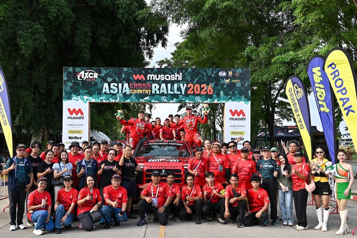 ทีมมิตซูบิชิ แรลลี่อาร์ต ผงาดป้องกันแชมป์ AXCR 2026 คว้าชัยชนะ Overall 2 ปีซ้อน ส่ง Triton 2026 จารึกประวัติศาสตร์นักขับญี่ปุ่นคู่แรกครองบัลลังก์ 120
