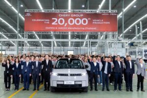 CHERY GROUP ประกาศ ผลิตรถยนต์ไฟฟ้า 20,000 คันในโรงงานไทย ใช้เวลาเพียง 5 เดือน
