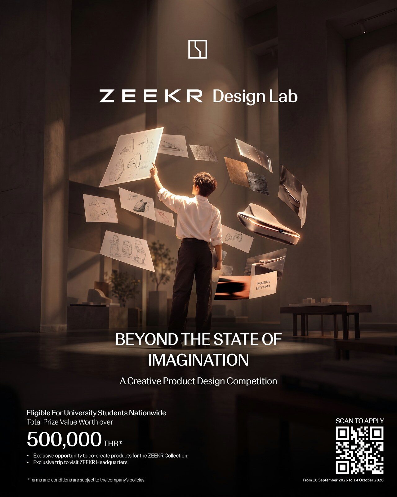 ZEEKR เปิดตัวโครงการ ZEEKR DESIGN LAB 2026 ดึงพลังคนรุ่นใหม่ปั้นไอเดียสู่ ZEEKR Collection ชิงรางวัลรวมกว่า 500,000 บาท 2