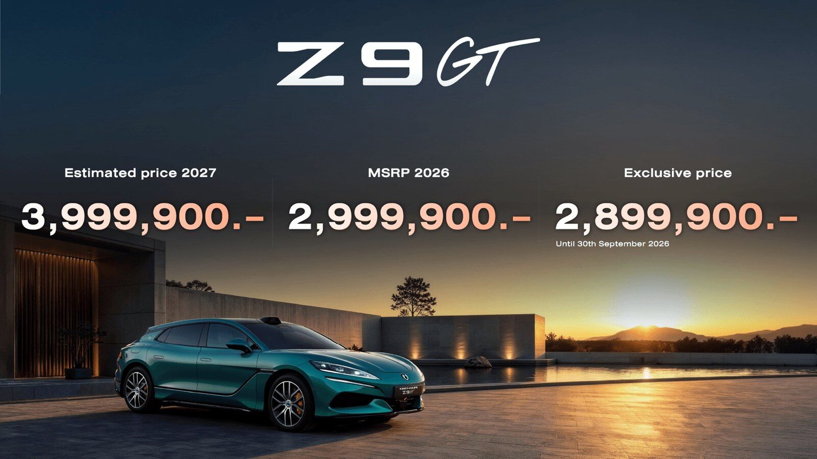 DENZA Z9GT 2026 เปิดตัวทางการ เคาะ 2,899,900 บาท แบตเตอรี่ Blade 122.5 kWh ชาร์จไว 9 นาที 2