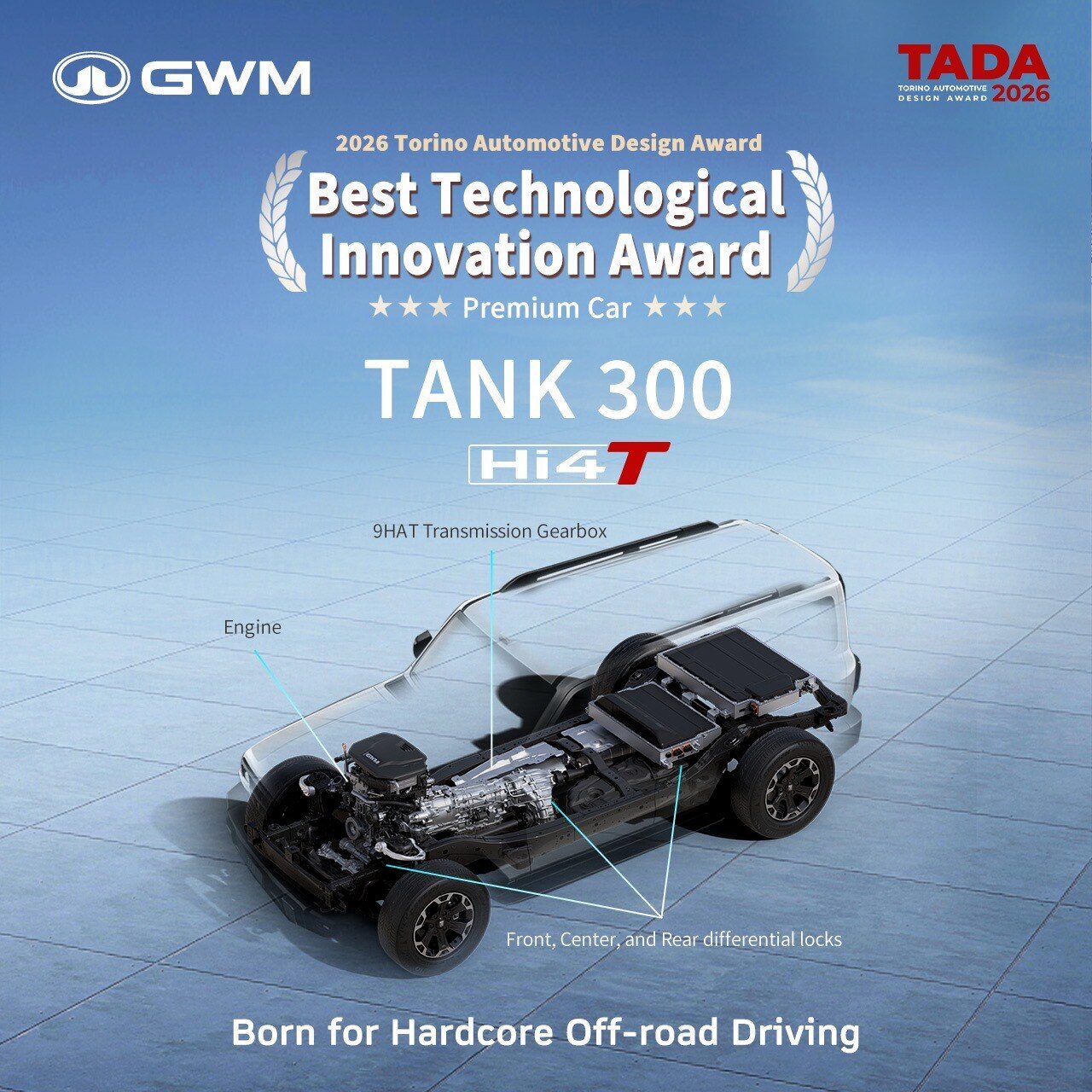 GWM ORA 5 และ TANK 300 คว้า 2 รางวัลเวที Torino Automotive Design Award 2026 4