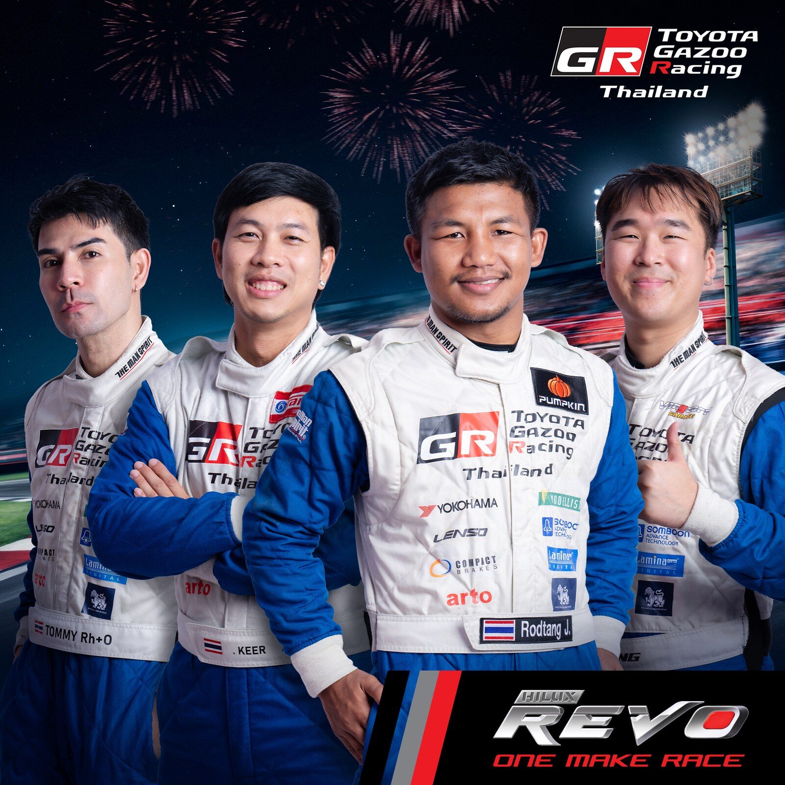 Toyota Gazoo Racing 2026 สนาม 3-4 บุรีรัมย์ 26-27 ก.ย.นี้ 7