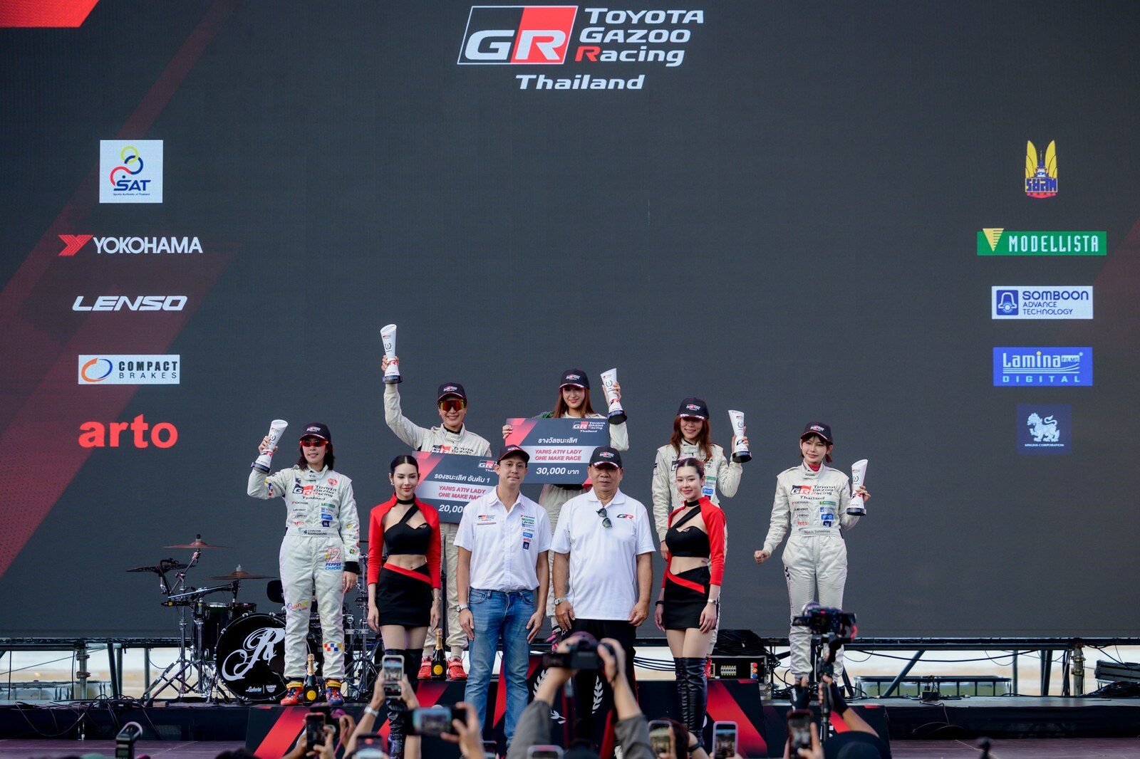 Toyota Gazoo Racing Thailand 2026 สนาม 2 สะพานหิน ภูเก็ต เปิดศึกประวัติศาสตร์ไฮบริด Yaris ATIV HEV GR Sport ท่ามกลางเสียงเชียร์สนั่นแทร็ก 131