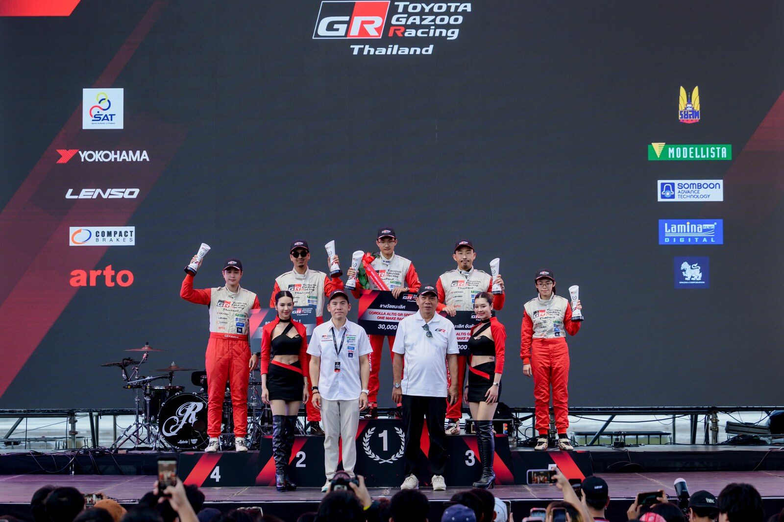 Toyota Gazoo Racing Thailand 2026 สนาม 2 สะพานหิน ภูเก็ต เปิดศึกประวัติศาสตร์ไฮบริด Yaris ATIV HEV GR Sport ท่ามกลางเสียงเชียร์สนั่นแทร็ก 142