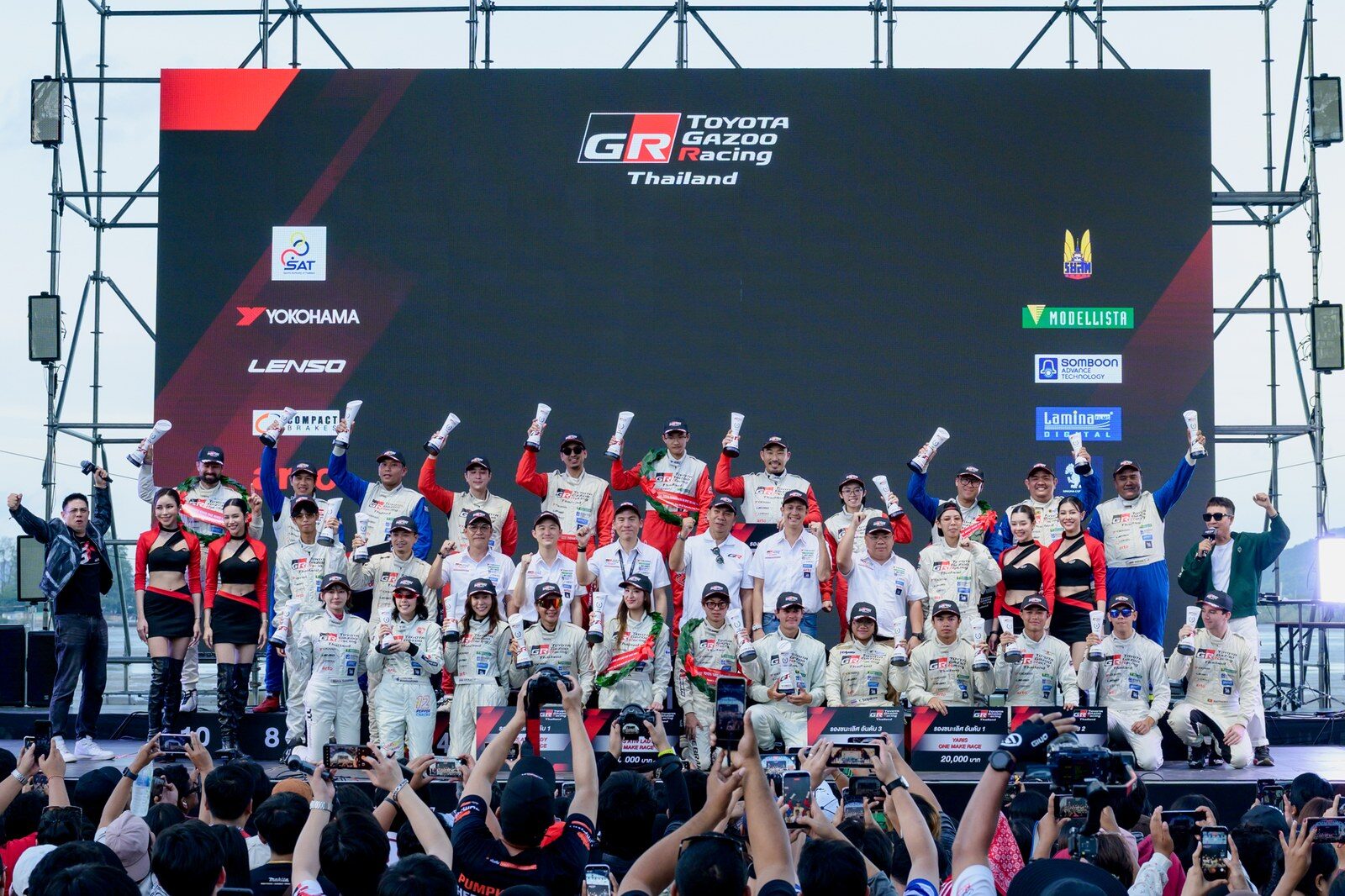 Toyota Gazoo Racing Thailand 2026 สนาม 2 สะพานหิน ภูเก็ต เปิดศึกประวัติศาสตร์ไฮบริด Yaris ATIV HEV GR Sport ท่ามกลางเสียงเชียร์สนั่นแทร็ก 162