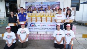 โตโยต้า ผนึกมูลนิธิฯ ลุยช่วยน้ำท่วมภาคกลางปี 2569