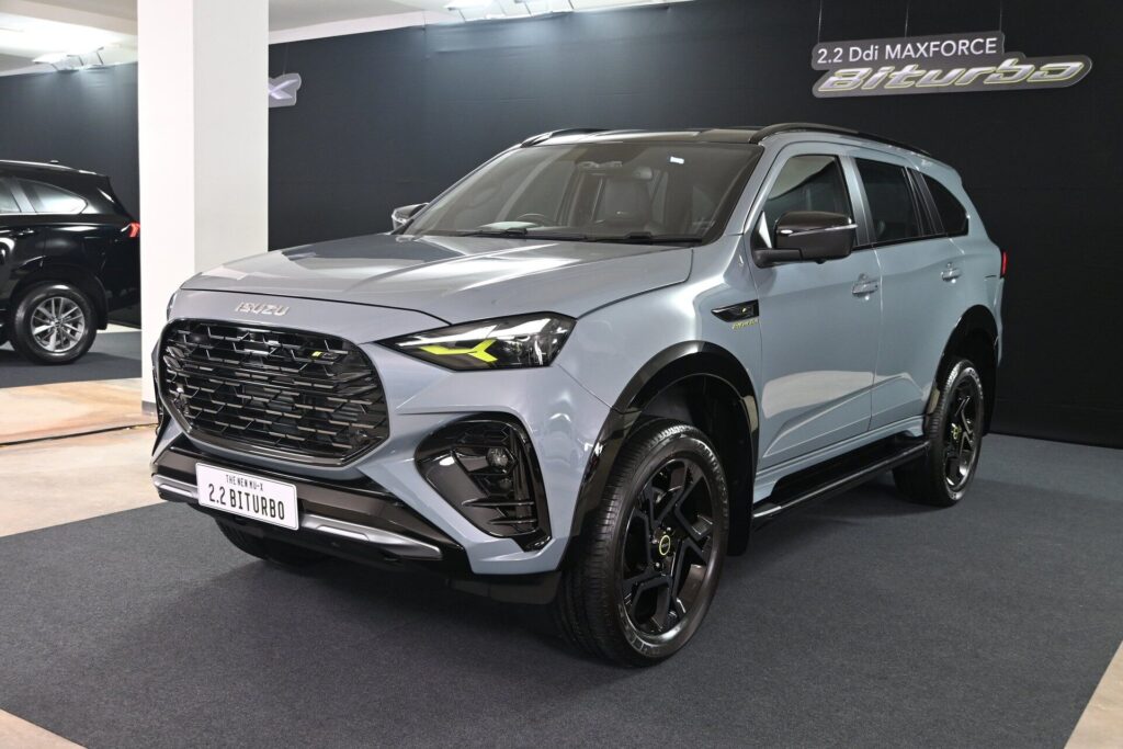 Isuzu MU-X RS 2.2 Biturbo สี Havasu Gray Opaque