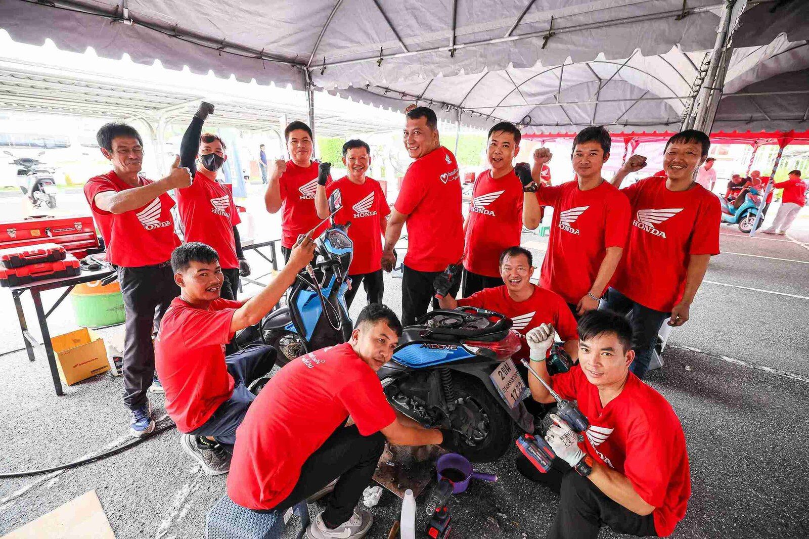 มอเตอร์ไซค์ ฮอนด้าช่วยน้ำท่วม 2569 ตรวจฟรี 10 รายการ 18 จังหวัด 3
