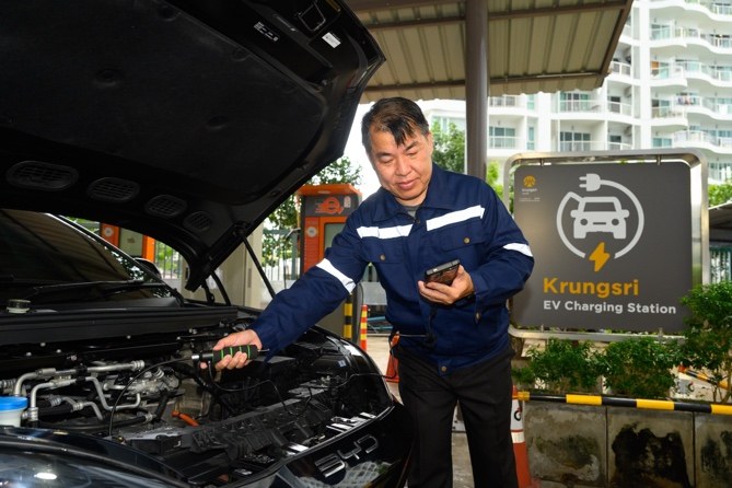 กรุงศรี ออโต้ ผนึก ออมนิไดรฟ์ ตรวจ EV มือสอง 3