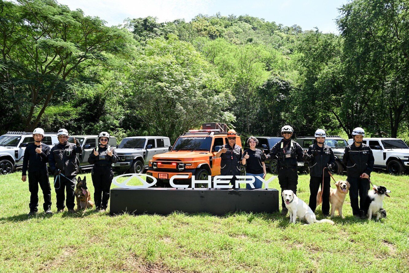 เชอรี V23 ส่งมอบทีมสุนัขกู้ภัย K9 USAR ระบบระบายอากาศอัตโนมัติ