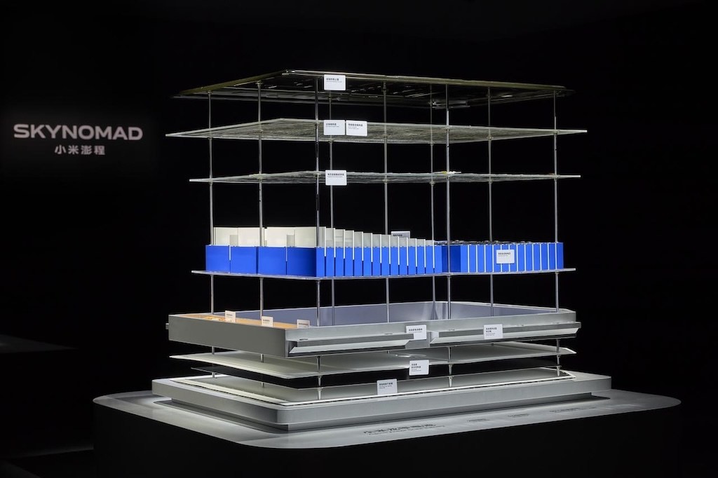 โครงสร้างชั้นแบตเตอรี่ Xiaomi Armor Scale