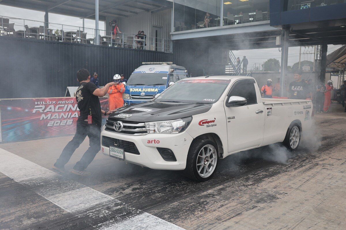 ผลแข่ง Hilux Revo Racing Mania 2026 สนาม 2 ทุบสถิติ 6 รุ่น 18